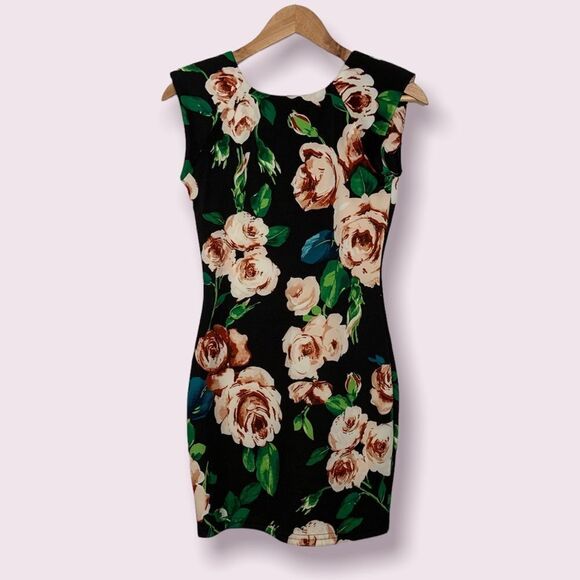 Floral Bodycon Sheath Dress - Picture 1 of 3